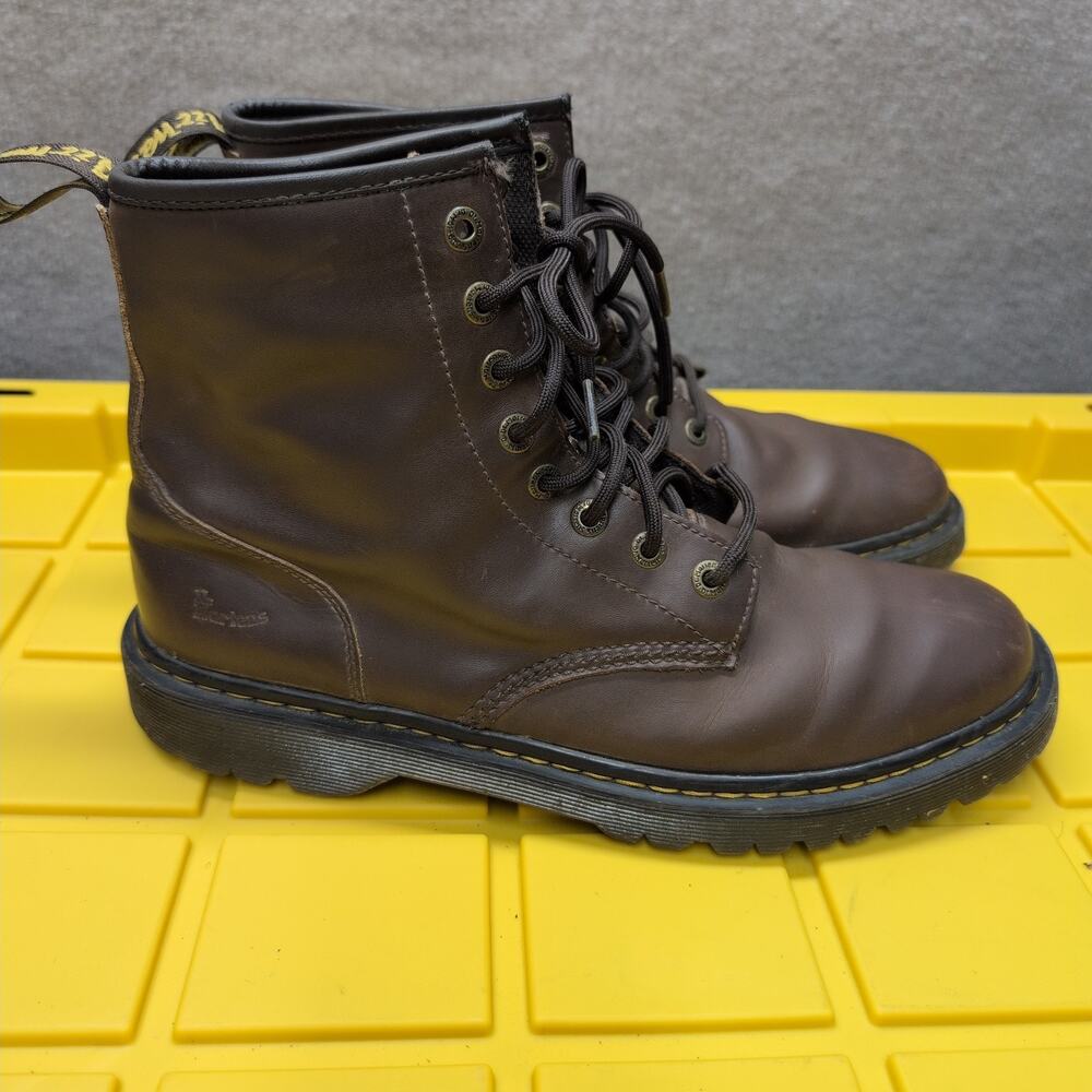 Dr Martens Awley Men's Brown Leather Boots Lace Up Size 13 M AW004